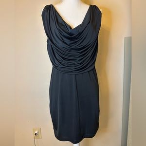 Cowl Neck Little Black Dress